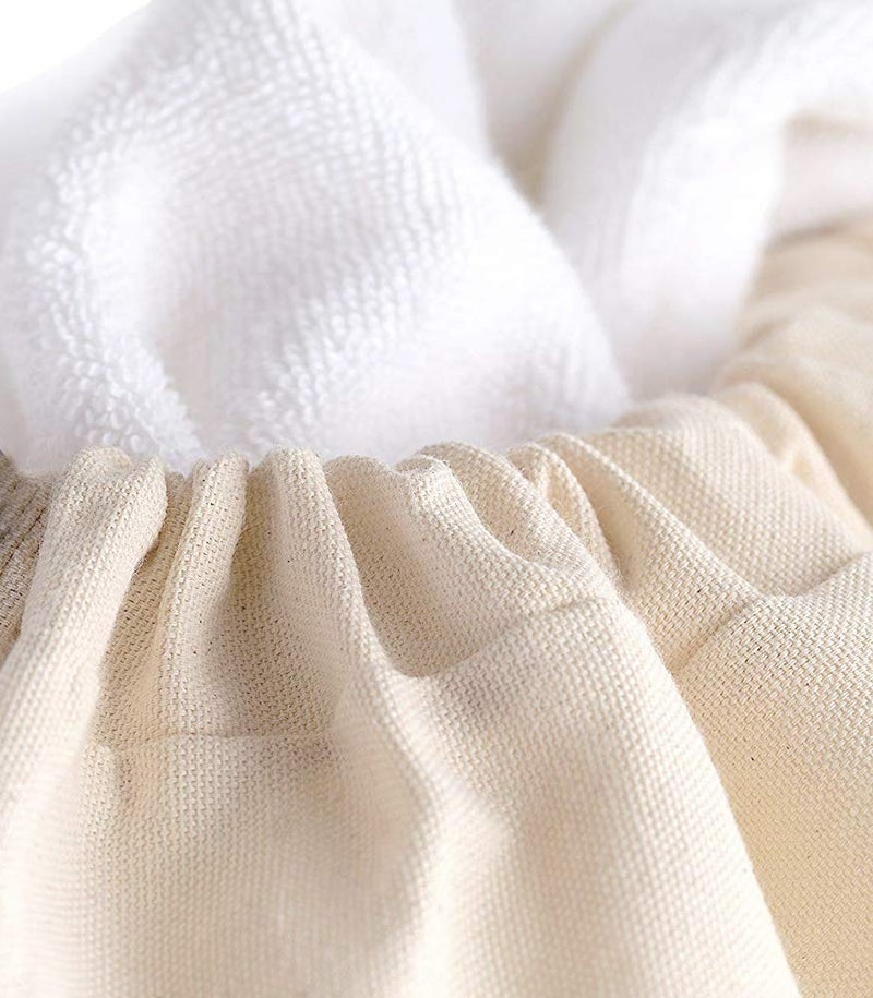 Cotton Craft - 2 Pack Extra Large 100% Cotton Canvas Heavy Duty Laundry Bags - Natural Cotton - 28"x36" - Versatile - Multi Use - Image 5